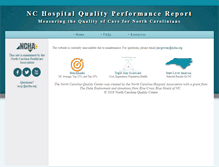 Tablet Screenshot of nchospitalquality.org